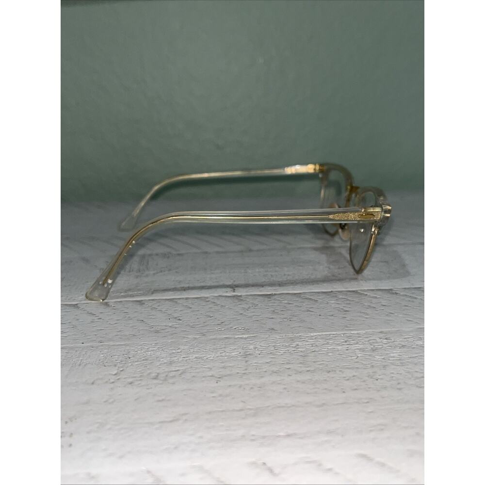 Ray-Ban Clubmaster Eyeglasses RB 5154 5762 Transparent Gold 49-21 Frames Only‼️ - Picture 2 of 10